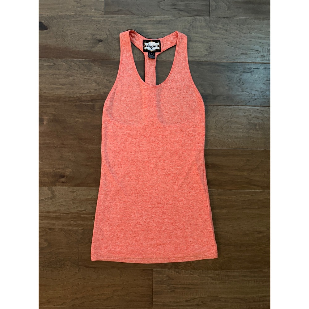 Meghan Los Angeles Coral Beaded Jeweled Sequin T-Back Racerback Dress Medium